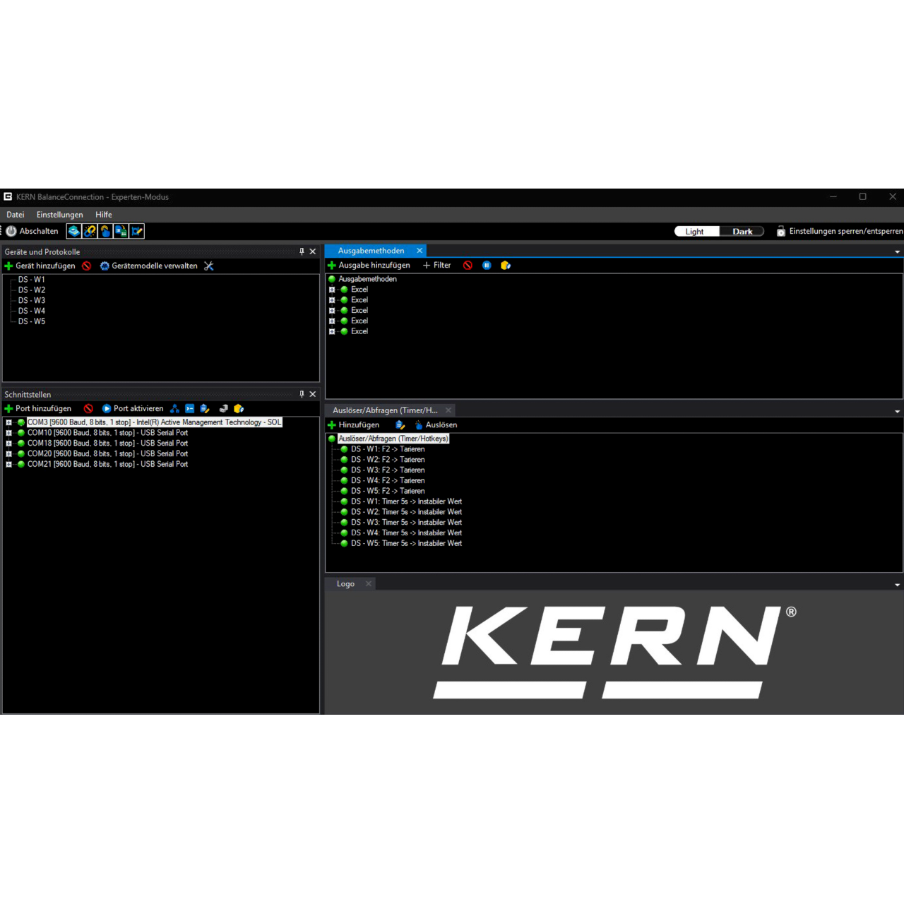 Software KERN BalanceConnection SCD-4.0-PRO-DL-AS05