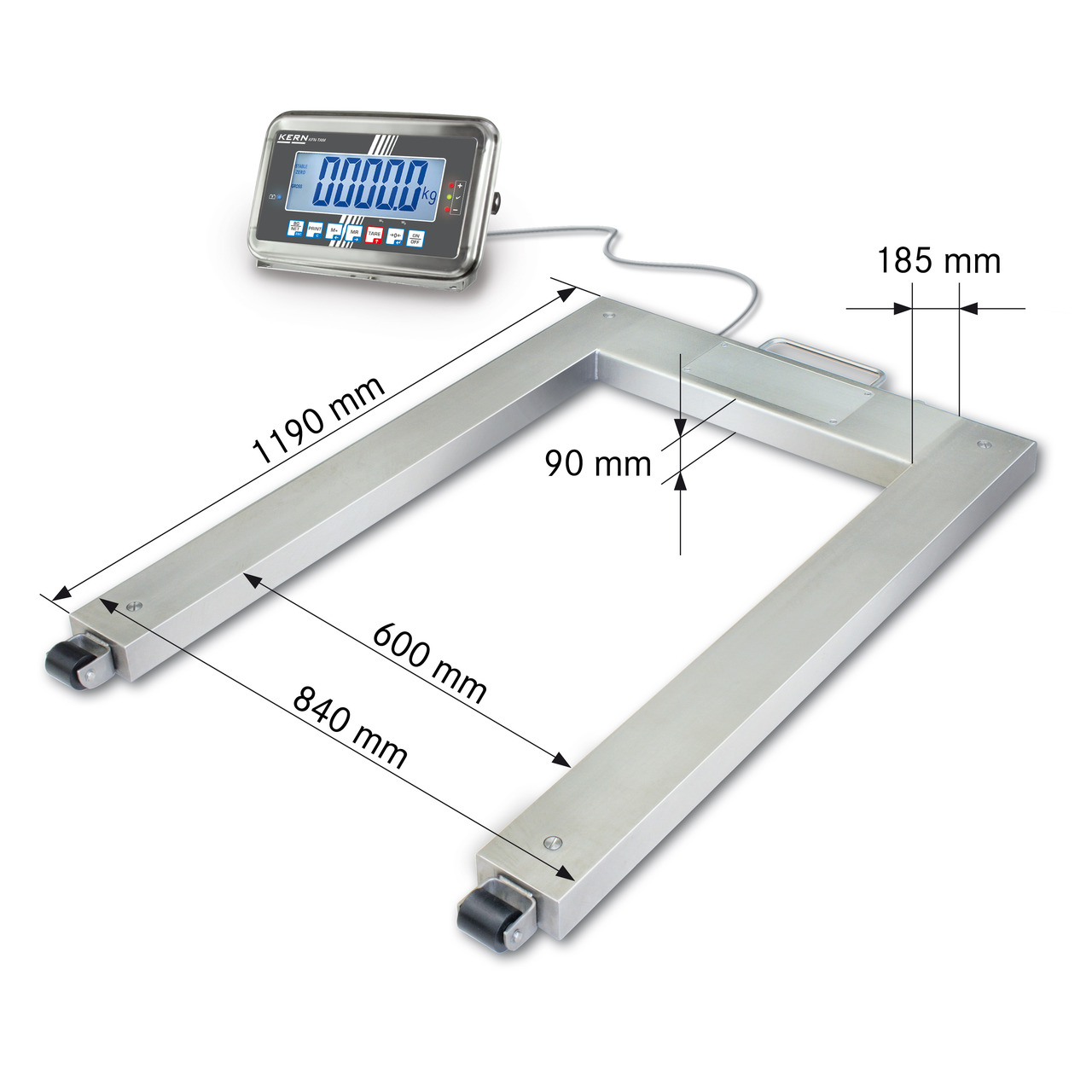 Bilancia per pallet KERN UFN 600K200IPM