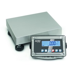 Bilancia a piattaforma con dispositivo rilevatore in acciaio inox KERN SFE 100K-2LNM