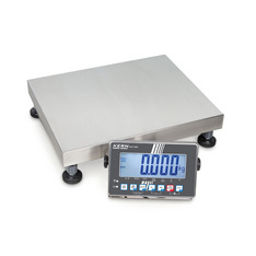 Bilancia a piattaforma con dispositivo rilevatore in acciaio inox KERN IXS 100K-2M