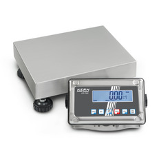 Bilancia a piattaforma con dispositivo rilevatore in acciaio inox KERN SFE 30K-2NM