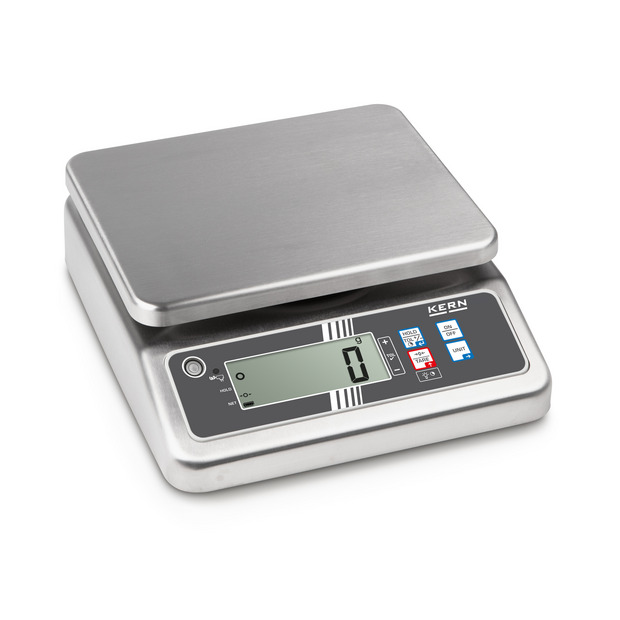 Bilancia da tavolo in acciaio inox KERN FOB 10K-3LM