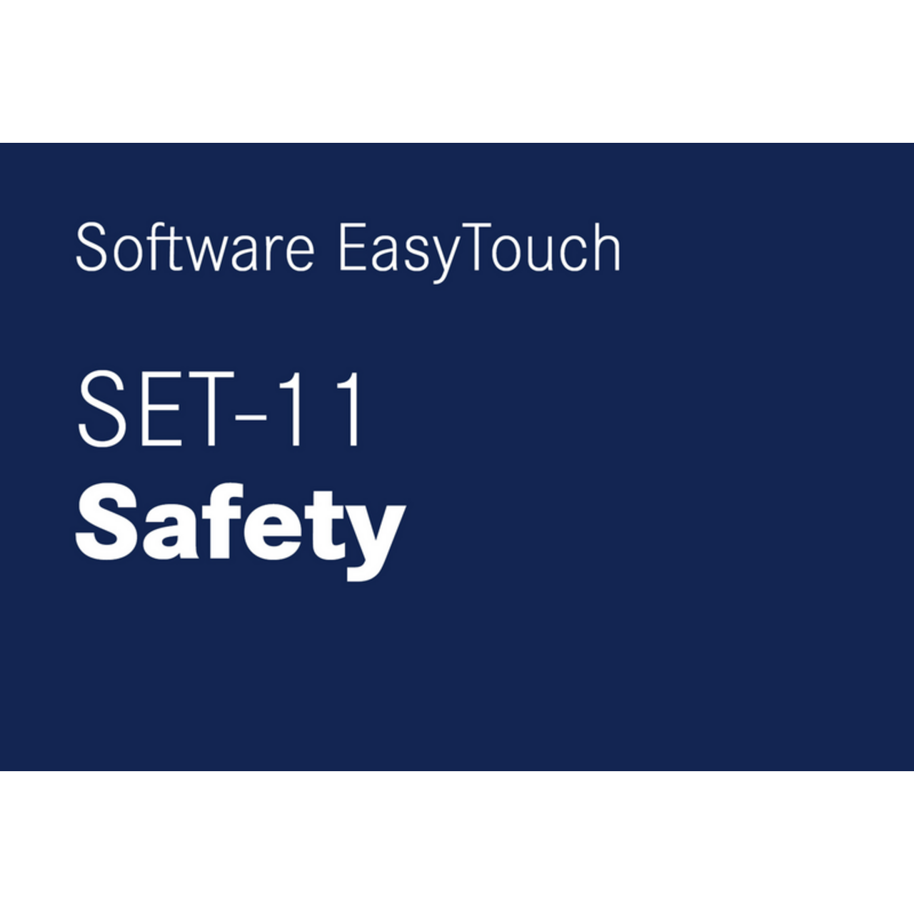 KERN EasyTouch SET-11 Safety
