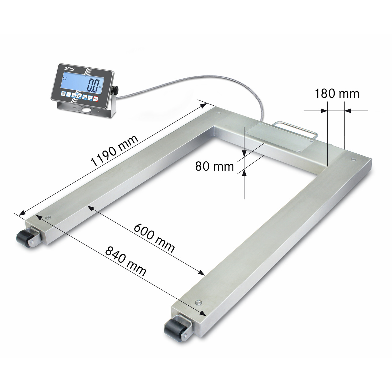 IoT-Line Bilancia per pallet KERN UXC 1.5T-4M