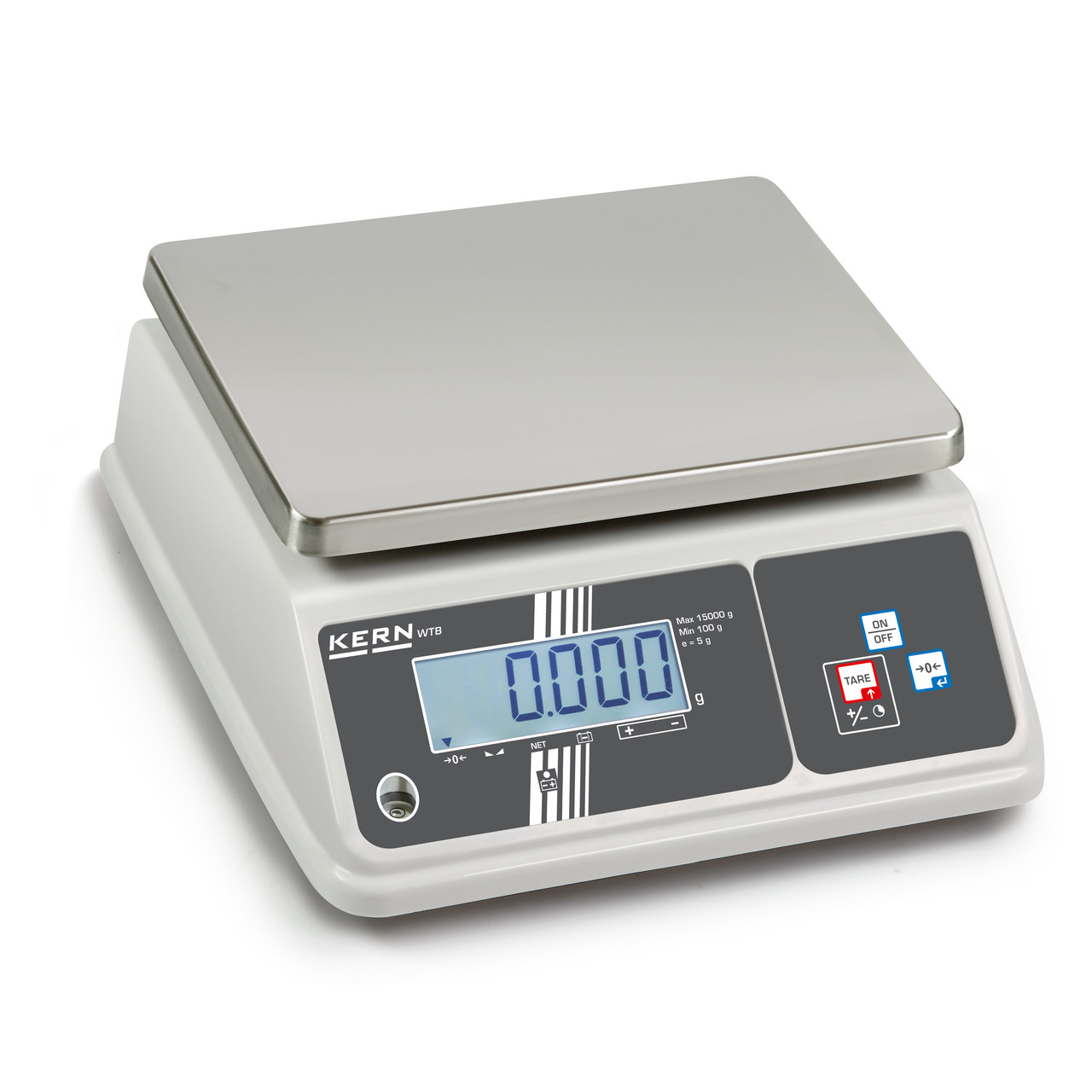 Bilancia da tavolo protetta IP KERN WTB 1K-4NM