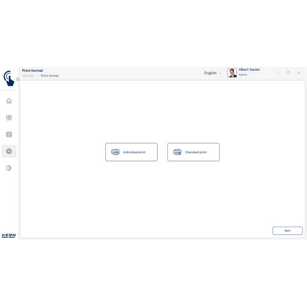 KERN EasyTouch SET-14 Individual Print