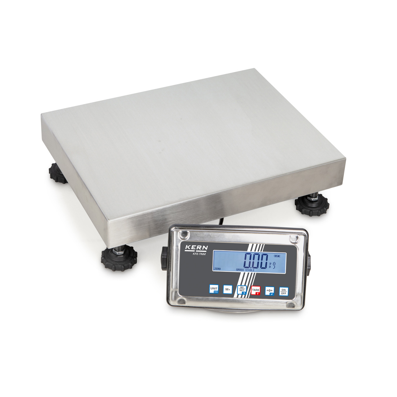 Bilancia a piattaforma con dispositivo rilevatore in acciaio inox KERN SFE 100K-2NM