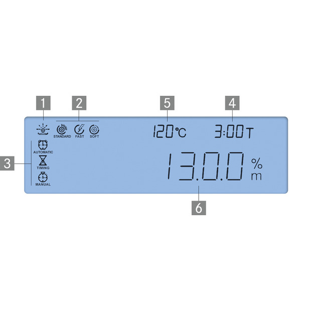 Misuratore d‘umidità KERN DAB 100-3