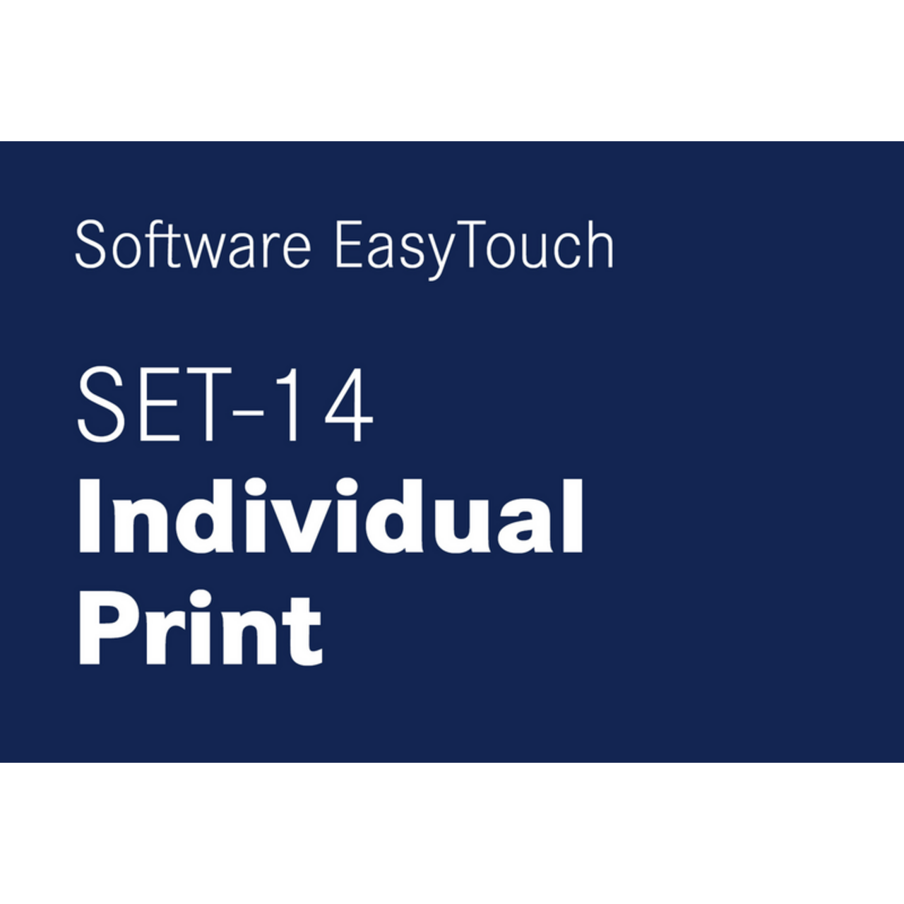 KERN EasyTouch SET-14 Individual Print
