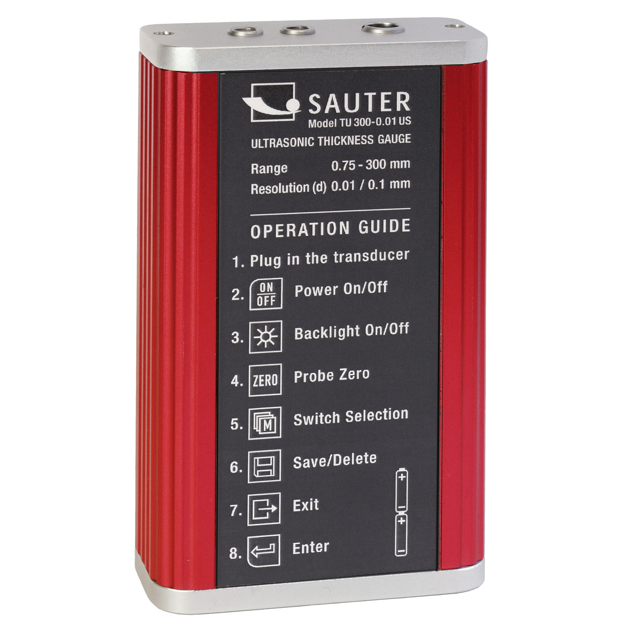 Spessimetro di materiale ad ultrasuoni SAUTER TU 230-0.01US
