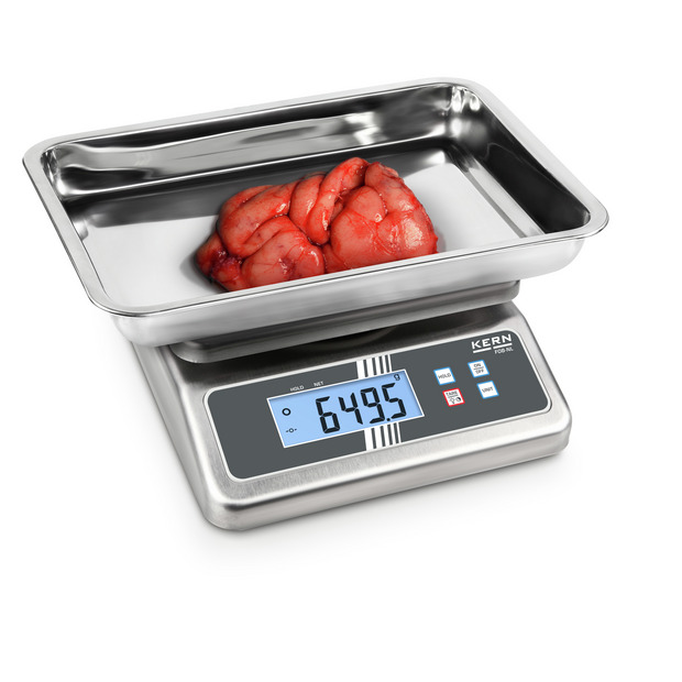 Bilancia da tavolo in acciaio inox KERN FOB 7K-4NLO