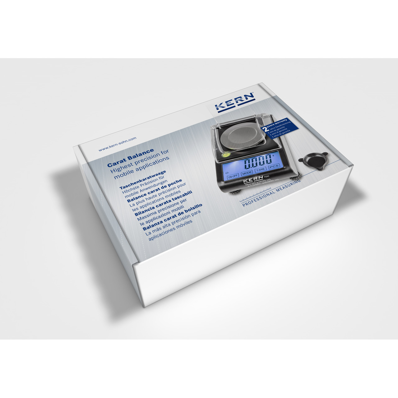 Bilancia tascabile per carati KERN TGD 50-3C