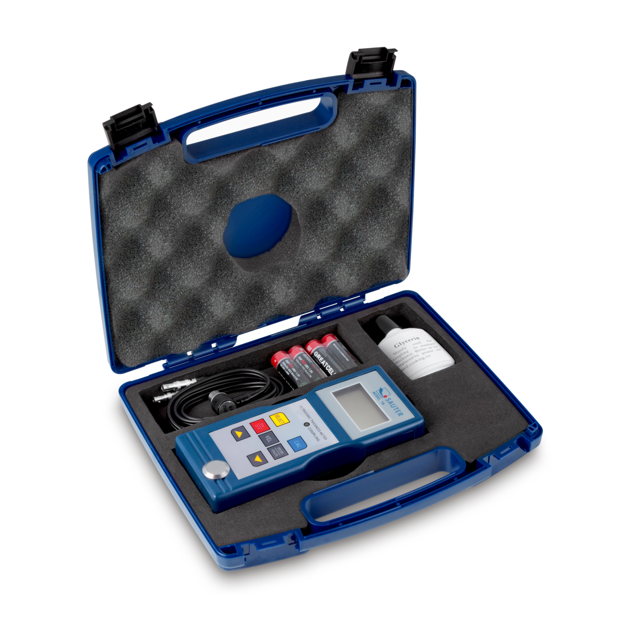 Spessimetro di materiale ad ultrasuoni SAUTER TB 200-0.1US-RED