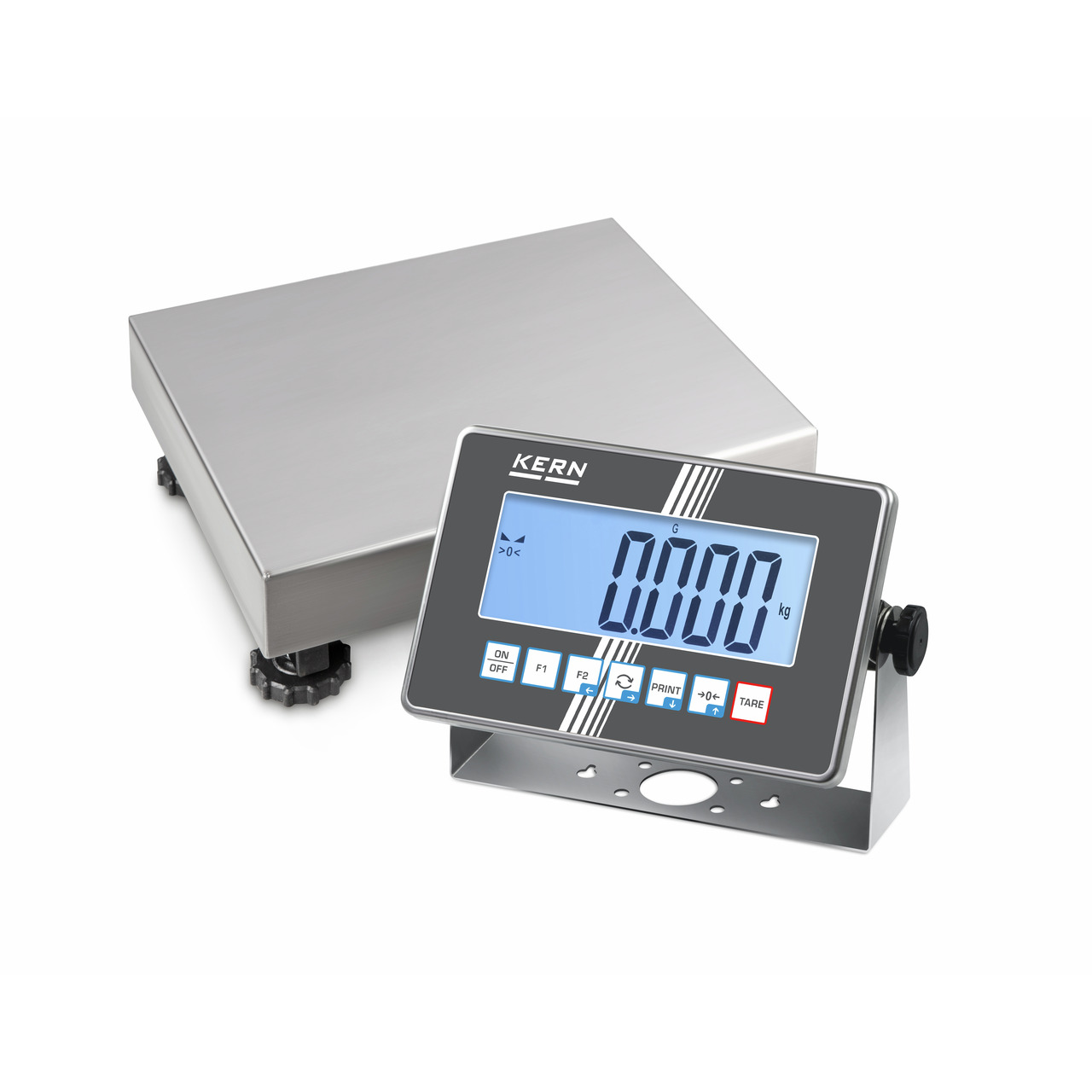 IoT-Line Bilancia a piattaforma con dispositivo rilevatore in acciaio inox KERN IXC 10K-3M