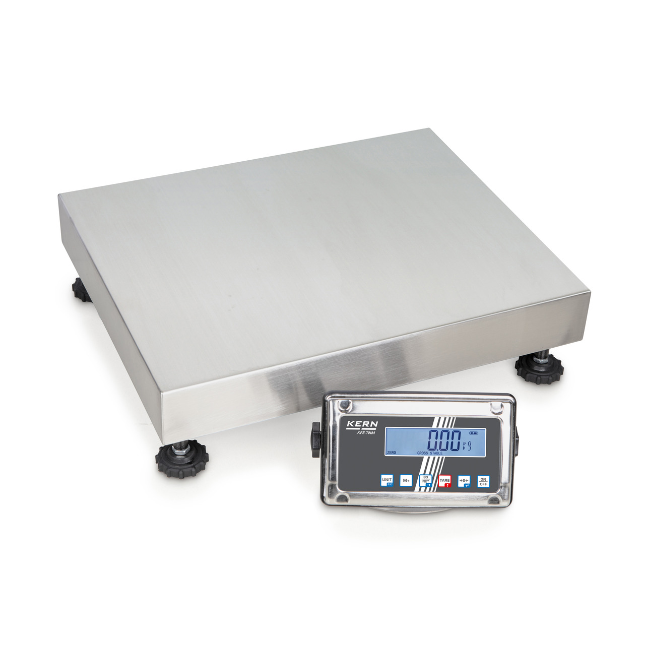 Bilancia a piattaforma con dispositivo rilevatore in acciaio inox KERN SFE 100K-2LNM