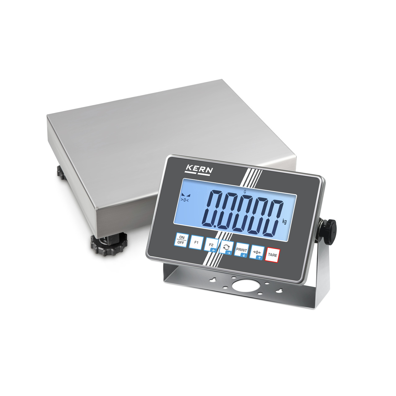 IoT-Line Bilancia a piattaforma con dispositivo rilevatore in acciaio inox KERN IXC 10K-4