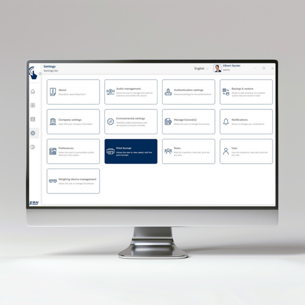 KERN EasyTouch SET-14 Individual Print