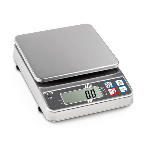 Bilancia da tavolo in acciaio inox KERN FOB 1.5K0.5