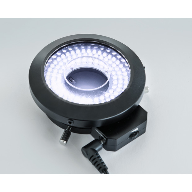 Illuminazione ad anello con unità di polarizzazione 4,5W LED: 6500-7000 K: dimmerabile