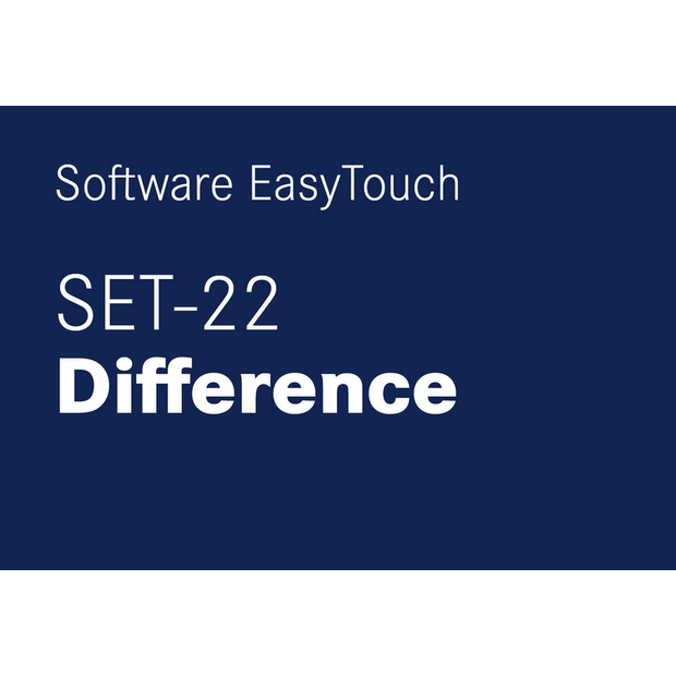KERN EasyTouch SET-22 Difference