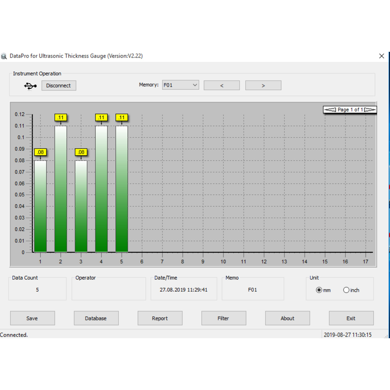 Software di trasmissione dati SAUTER ATU-04