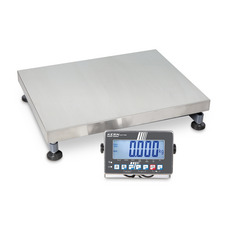 Bilancia a piattaforma con dispositivo rilevatore in acciaio inox KERN IXS 100K-2LM