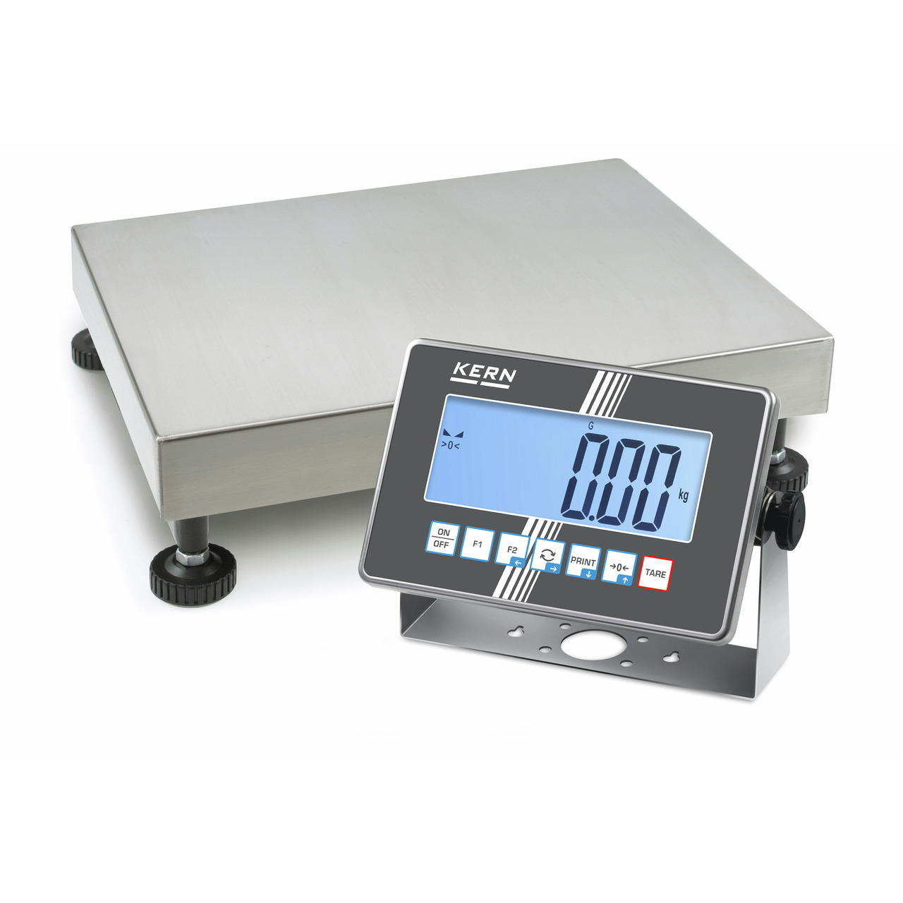 IoT-Line Bilancia a piattaforma con dispositivo rilevatore in acciaio inox KERN IXC 60K-2LM