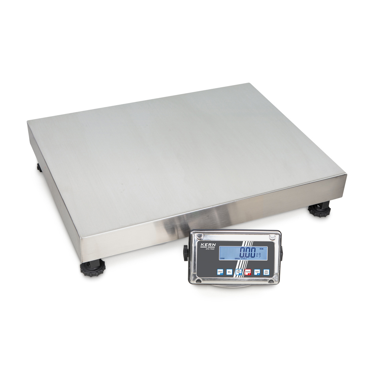 Bilancia a piattaforma con dispositivo rilevatore in acciaio inox KERN SFE 100K-2XLNM