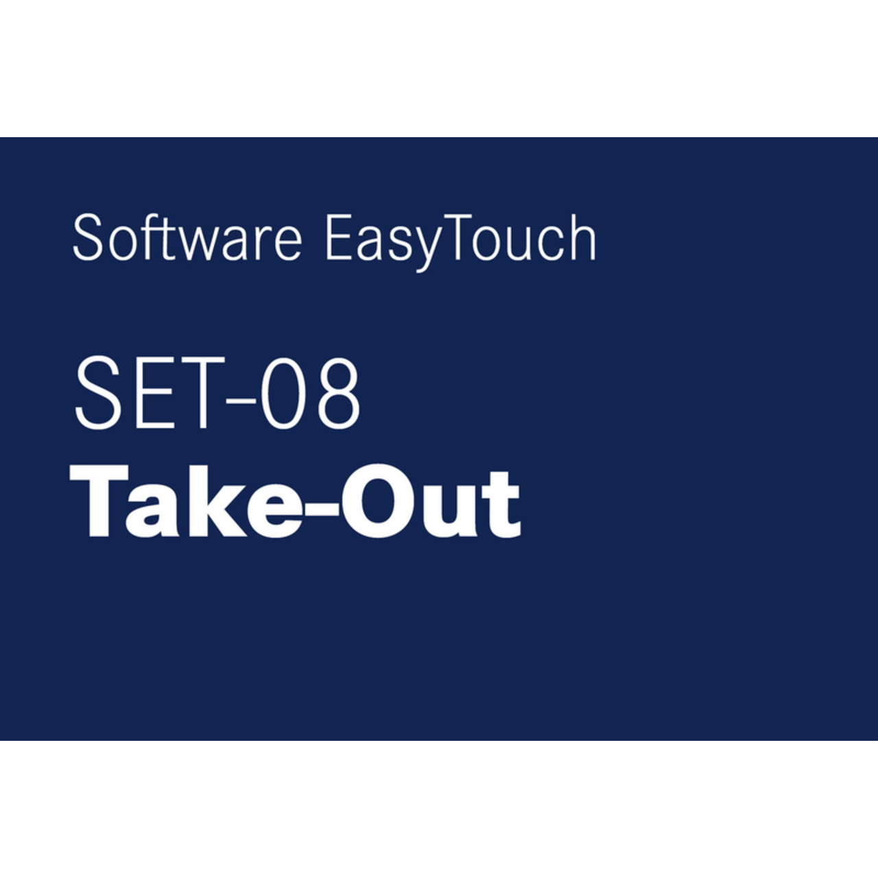 KERN EasyTouch SET-08 Take-out
