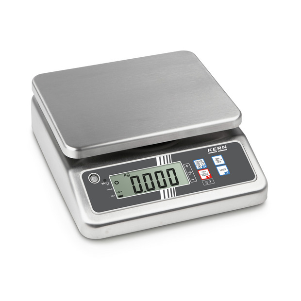 Bilancia da tavolo in acciaio inox KERN FOB 10K-3LM